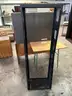 Black Metal Audio Rack