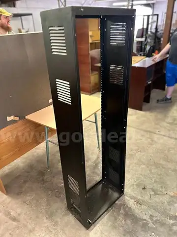 Black Metal Audio Rack