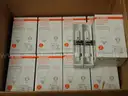 lot of SYLVANIA LED lightbulbs.