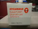 lot of SYLVANIA LED lightbulbs.