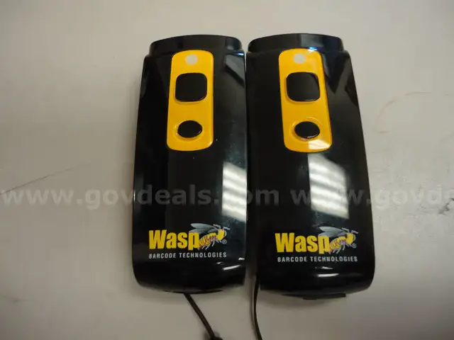 Wasp barcode scanners and printer.