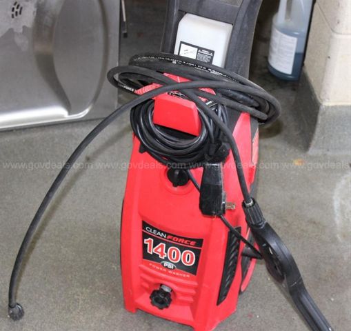 Clean Force 1400 Psi Pressure Washer Allsurplus 1706