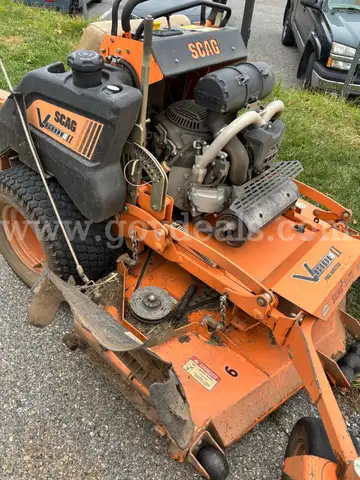 SCAG V-RIDE II STAND ON MOWER