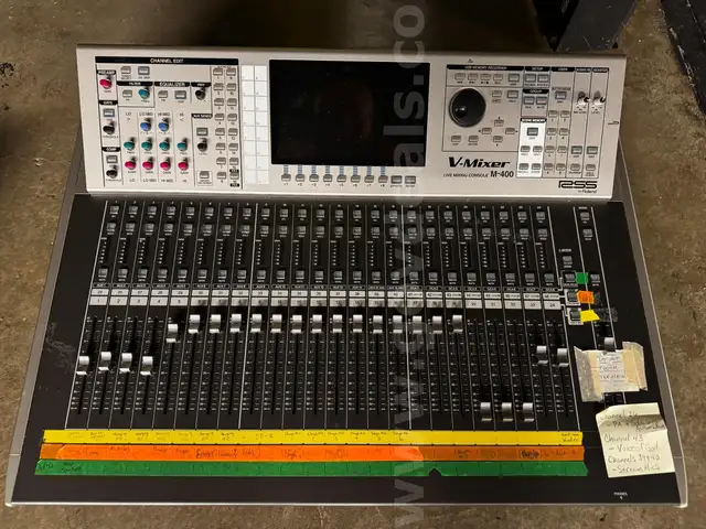 Roland M-400 48-Channel Live Digital Mixing Console with (2) S-1608 Digital Snakes