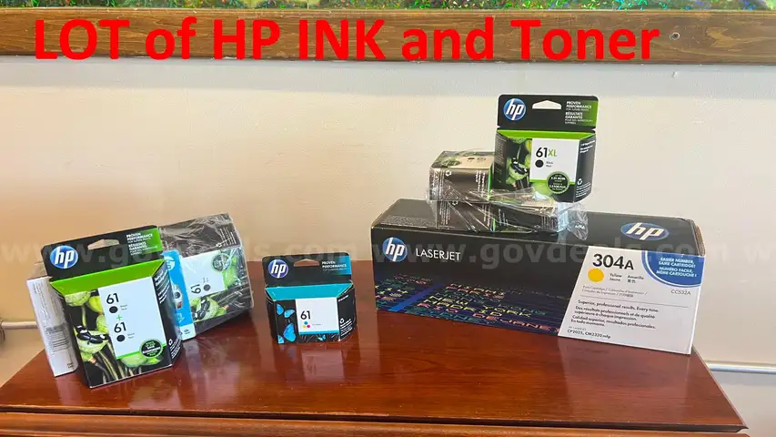 LOT of HP Ink and Toner Cartridges  NEW!!