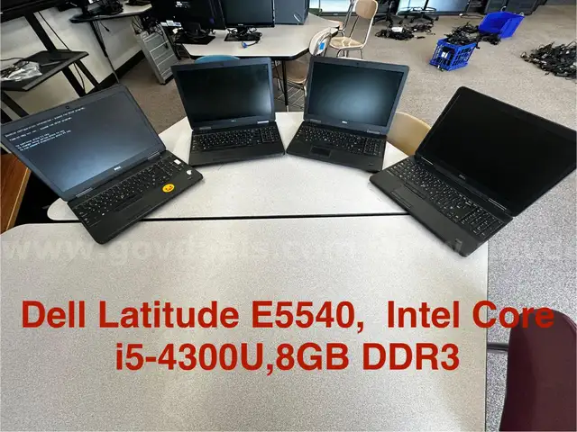 Lot of 4x Dell Latitude E5540 Laptops