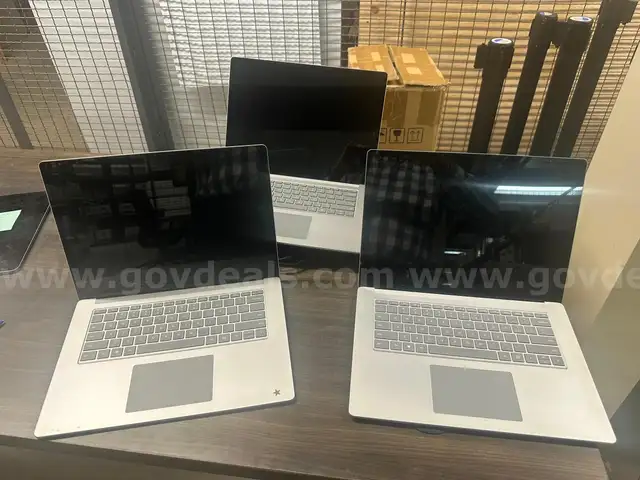 LOT of 3 Microsoft Surface Laptops