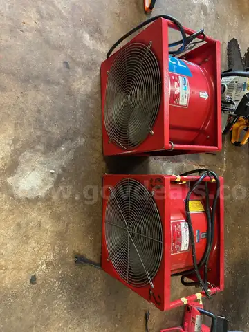 Lot of Used Negative Pressure Ventilation Fans