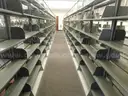 Library shelving bookcases