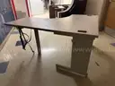 LOT of 20 L-Shaped Computer Workstation TABLES