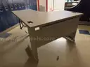 LOT of 20 L-Shaped Computer Workstation TABLES