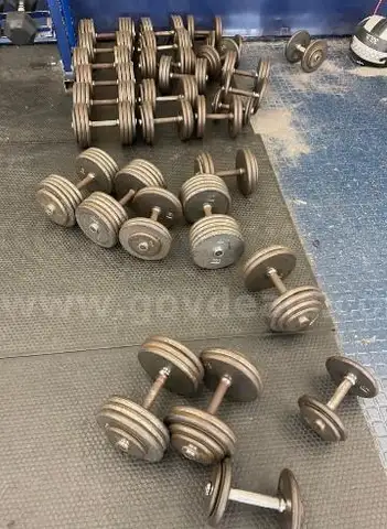 LOT of Assorted Dumbbells