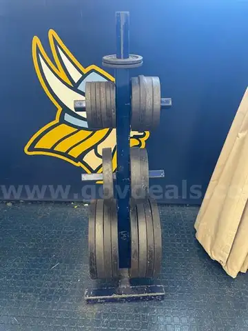 Assorted plates with plate rack: