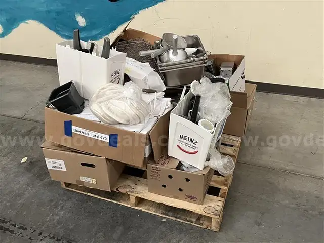 Misc. Food Service Equipment Lot A-770
