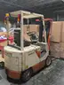 5,000 LB Nissan CYM02L25S Electric Cushion Forklift [with charger]