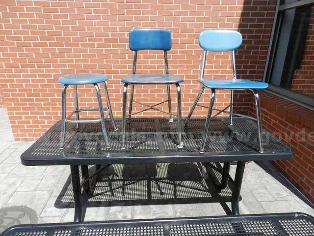 One Lot Middle School Chairs &#x26; Stools for Sale