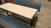 Laminated Contoured Restaurant Style Booth - good shape.