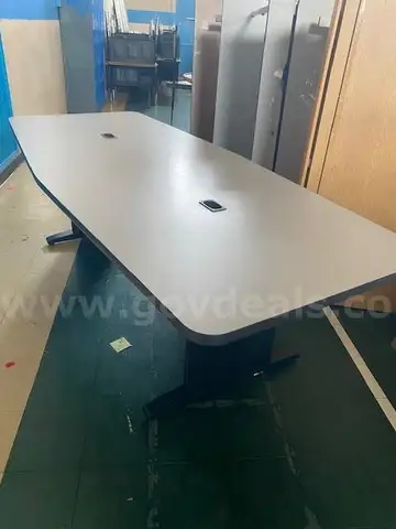96 inch Tapered Conference Table - good shape.