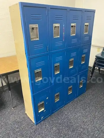 Medart Lockers 12 locker doors -  good shape.