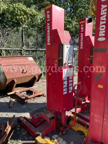Lot of Four (4) Inoperable Rotary Portable Bus Lifts 