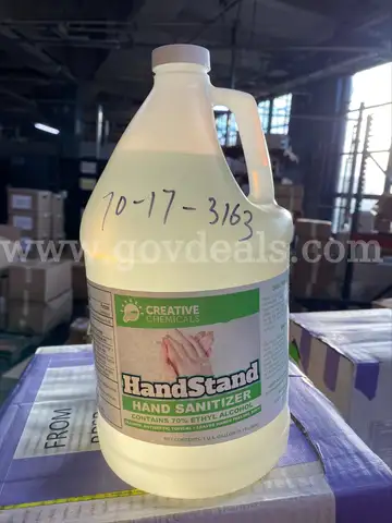Lot of 49 Creative Chemicals Handstand Hand Sanitizer Gallons