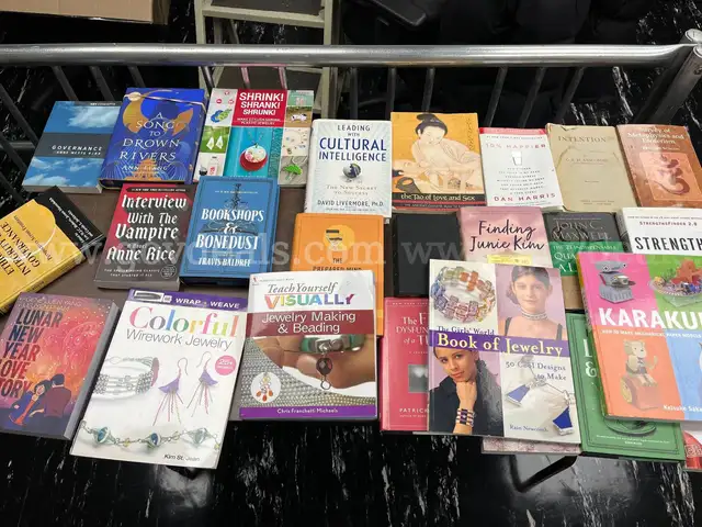 Lot of 212 Adults and Childrens Books