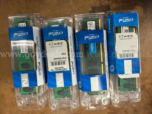 Crucial 2GB Kit - 240 PIN DIMM 128Mx64 DDR2 PC2 - 5300 (CT2KIT12864AA667)