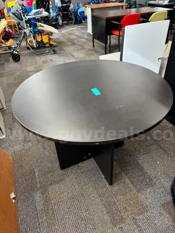 round wooden table