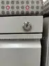 Pair of 2 Drawer Mobile Pedestal File Cabinet with Cushion