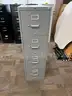4 drawer file cabinet (gray)