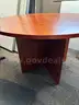 round wooden table