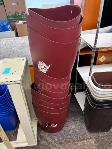 Lot of Waste Containers