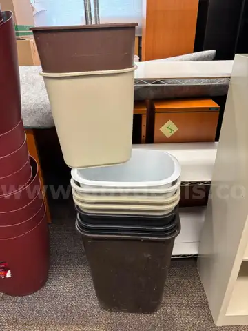 Lot of Waste Containers