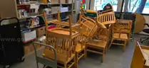 Wooden chairs