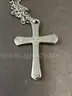 Armitron Watch and Stainless steel necklace with Cross pendant