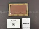 Coach Slim Id Card Case In Signature Canvas - Tan