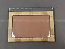 Coach Slim Id Card Case In Signature Canvas - Tan