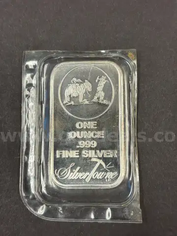 One SilverTowne 1oz .999 Silver Bar