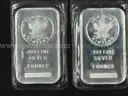 TWO 1 oz .999 Silver Bars