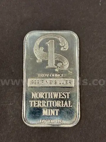 One 1 oz .999 Silver Bar