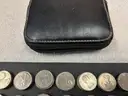 Canadian Coins  - total $34.65 and One British 20 Pence Coin with Used Pouch
