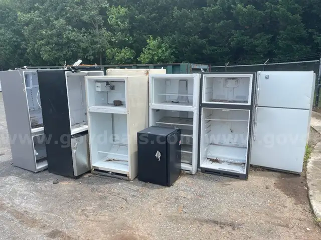 13 Old Appliances (refrigerators/small freezers)