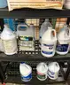 One Shelf of Cleaning Products