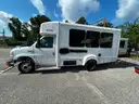 WHITE 2015 FORD ECONOLINE BUS