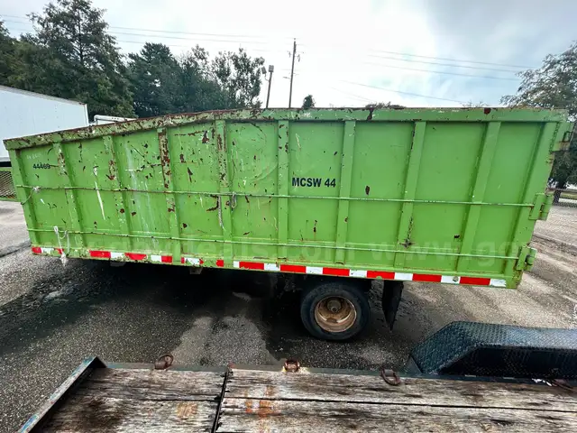 GREEN 2006 RAMER 18FT TRASH TRAILER
