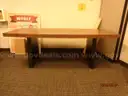7-FT WOODEN TOP CONFERENCE TABLE
