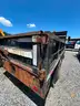 WHITE 2006 INTERNATIONAL 4300 FLATBED DUMP TRUCK