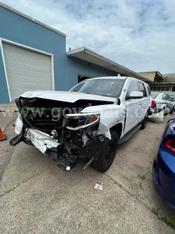WHITE 2020 Chevrolet Tahoe  Collision Damage