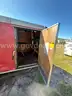 12 FT ENCLOSED TRAILER RED