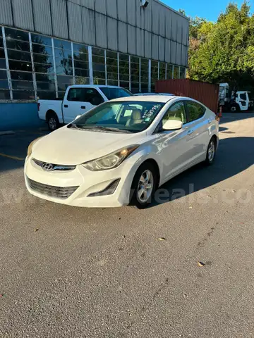 WHITE 2015 Hyundai Elantra 4DR SEDAN